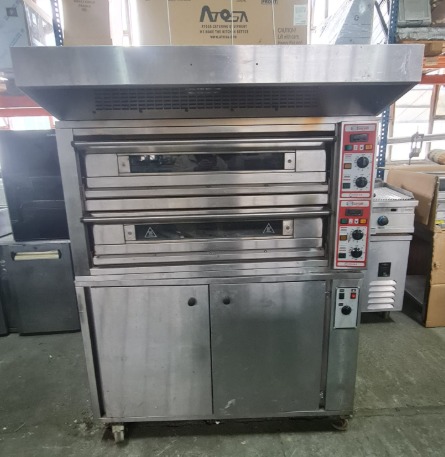 Cuptor Profesional de Pizza Electric cu 2 Camere si Dospitor Incorporat - SH, Stare Foarte Buna - Imagine 2