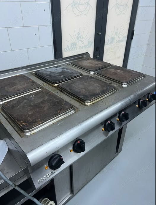 Plita Electrica Profesionala cu 6 Plite – 380V | Oferta Speciala HoReCa