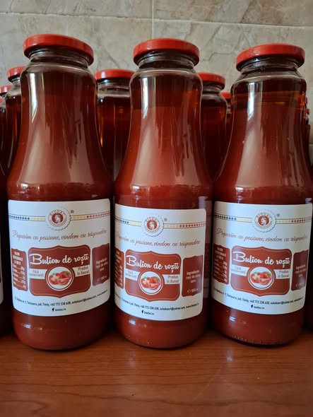 Bulion Natural din Rosii Coapte la Soare – Fara Conservanti, Gust Autentic de Casa - Imagine 2