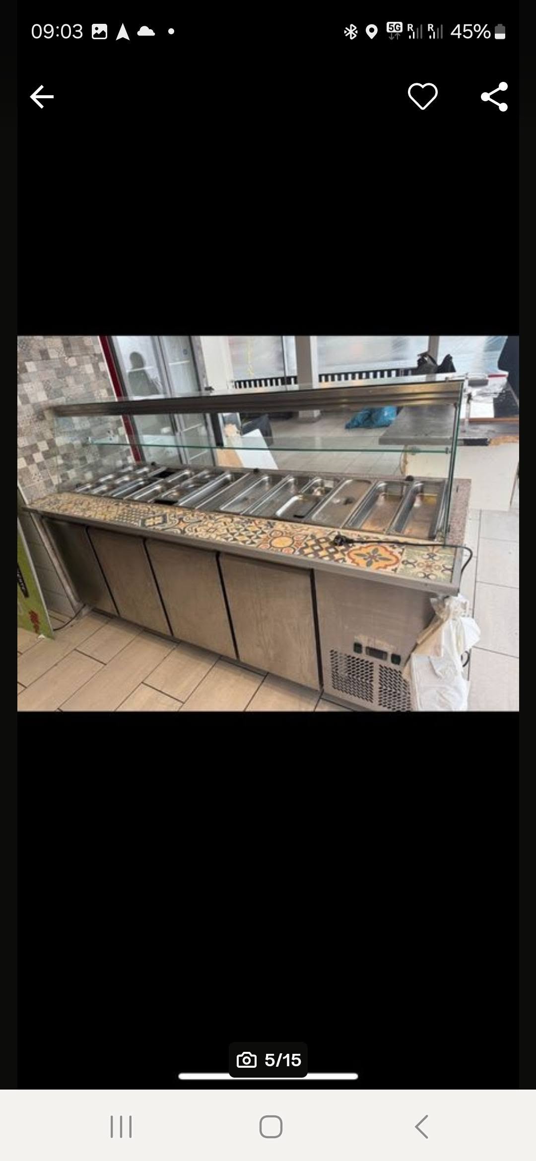 Vitrina Refrigerata Profesionala cu Cuve GN si Spatiu Frigorific Inferior - Imagine 2