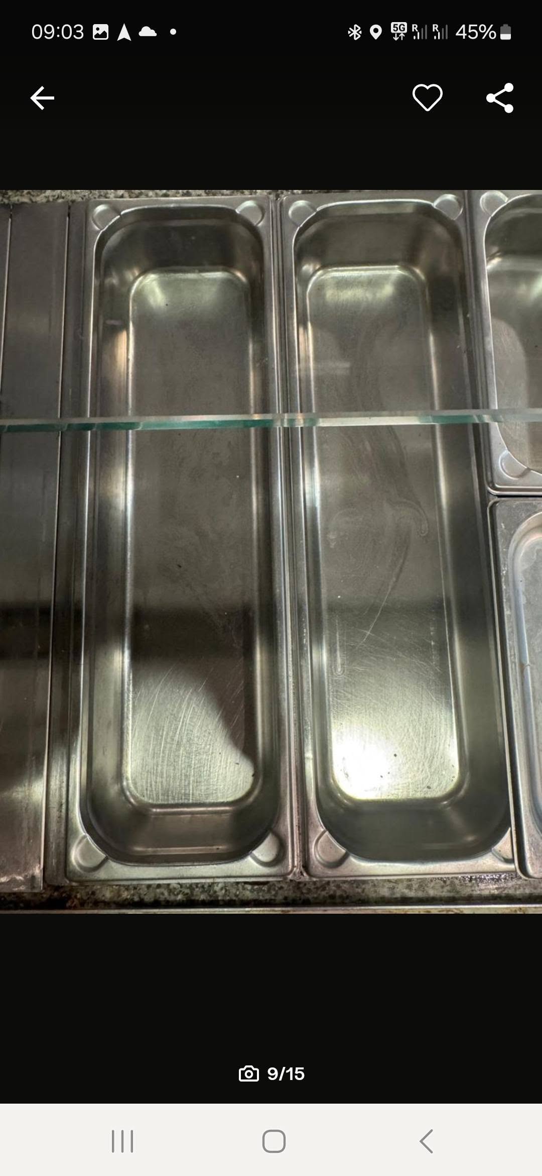 Vitrina Refrigerata Profesionala cu Cuve GN si Spatiu Frigorific Inferior - Imagine 5