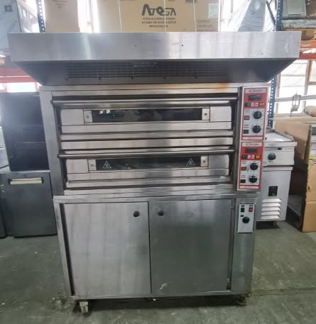 Cuptor Electric de Pizza cu Dospitor – 2 Camere, 12 Pizza | Stare Foarte Buna