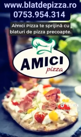 Blat de Pizza Precopt AMICI – Pizza Gata in Maximum 3 Minute