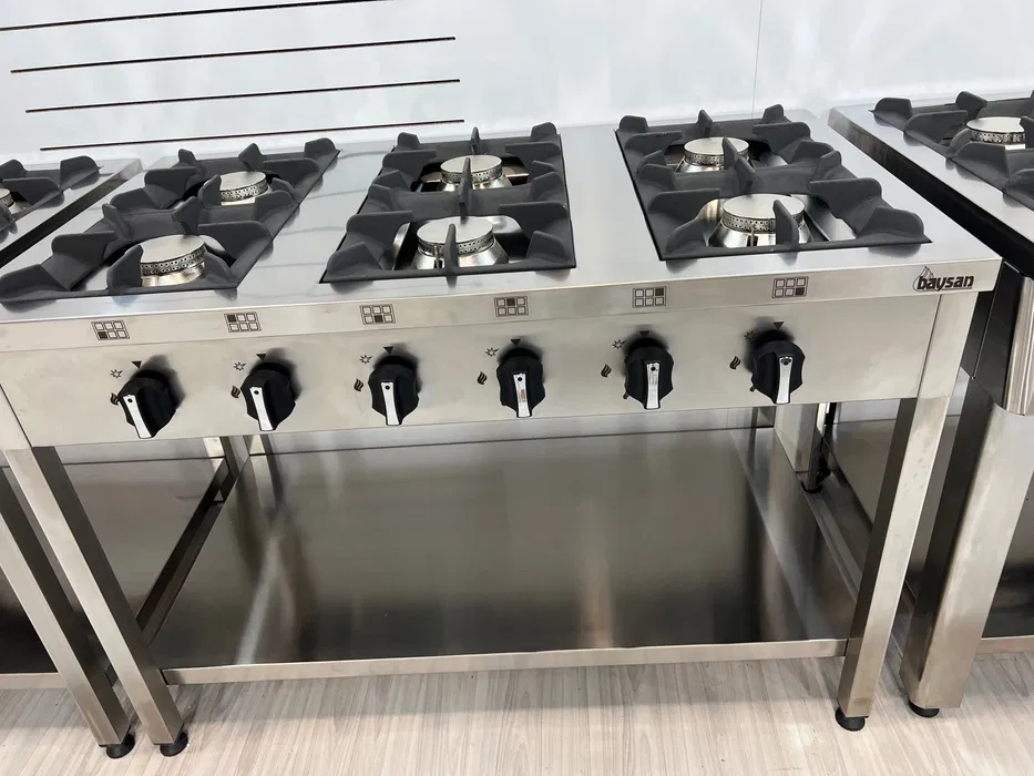 Aragaz Profesional cu 4 Arzatoare – 28 kW Putere Totala | Produs Nou cu Garantie - Imagine 2