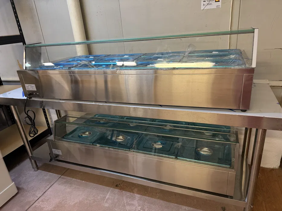 Bain Marie Profesional Inox Complet Echipat – Nou, cu Garantie