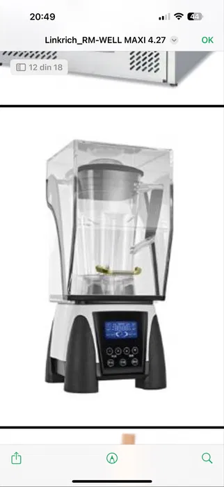 Blender Profesional Comercial 2 Litri – 1800W | Ideal pentru Smoothie, Shake-uri si Sosuri - Imagine 4