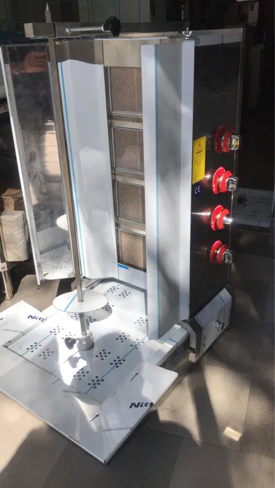 Aparat Shaorma Electric Profesional – 4 Arzatoare | Motor Jos | 220V | Produs Nou - Imagine 2