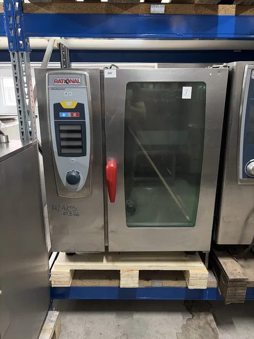 Cuptor Rational SCC 101G pe gaz – 10 tavi GN 1/1, spalare automata