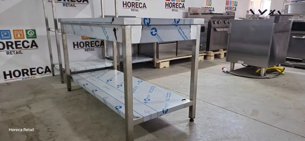 Masa inox profesionala 1500x700 mm – mobilier horeca pentru restaurante si bucatarii profesionale