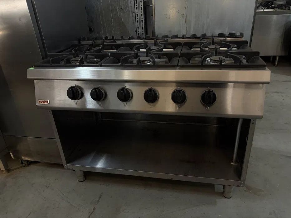 Aragaz profesional MBM Italia cu 6 ochiuri – linia 900, alimentare pe gaz - Imagine 2