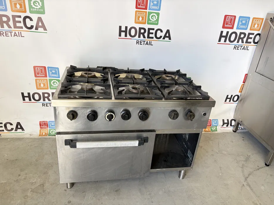 Aragaz Profesional 6 Ochiuri cu Cuptor pe Gaz - Linia 700