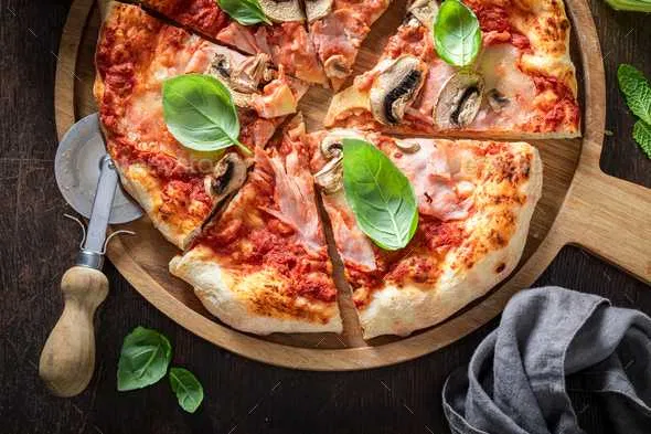 Cuptor profesional pentru pizza cu 2 camere si placa ceramica, capacitate 2 pizza de 40 cm - Imagine 3