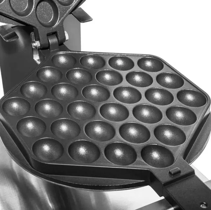 Aparat Bubble Waffle profesional electric sau pe gaz, ideal pentru deserturi si food truck - Imagine 2