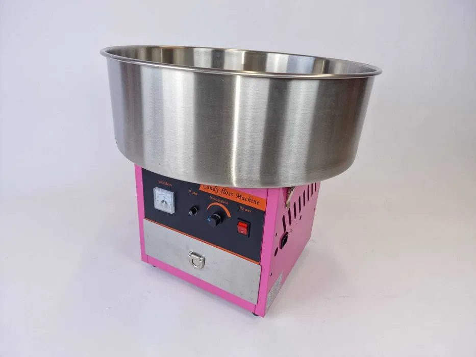 Masina profesionala de vata de zahar cu bol inox 52 cm, electrica sau pe gaz - Imagine 2
