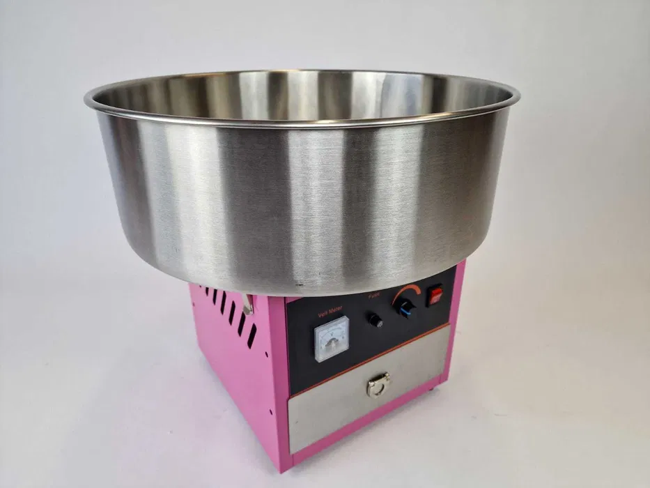Masina profesionala de vata de zahar cu bol inox 52 cm, electrica sau pe gaz - Imagine 3