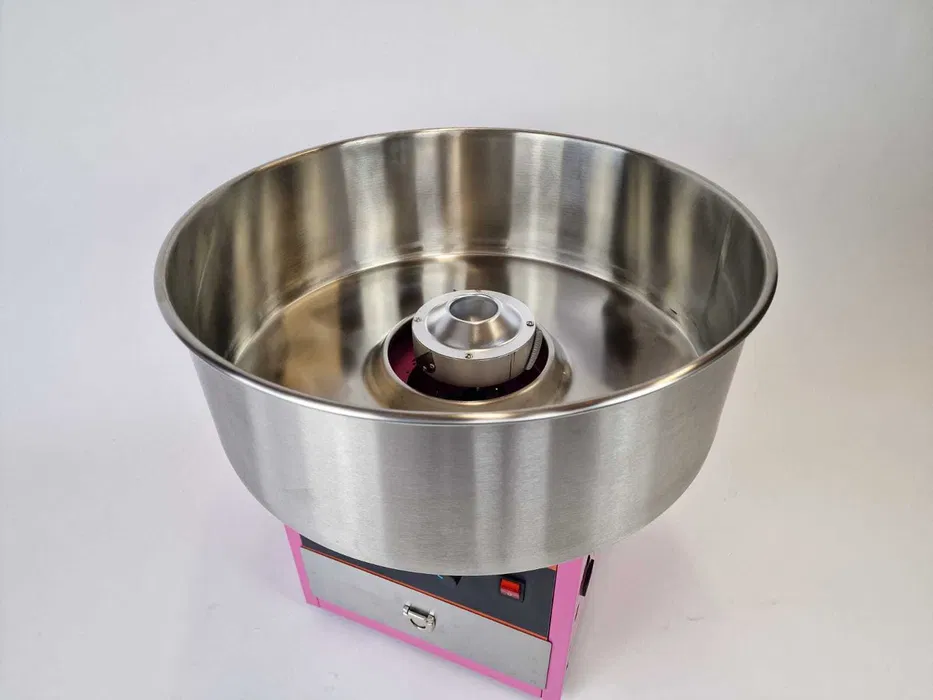 Masina profesionala de vata de zahar cu bol inox 52 cm, electrica sau pe gaz - Imagine 4