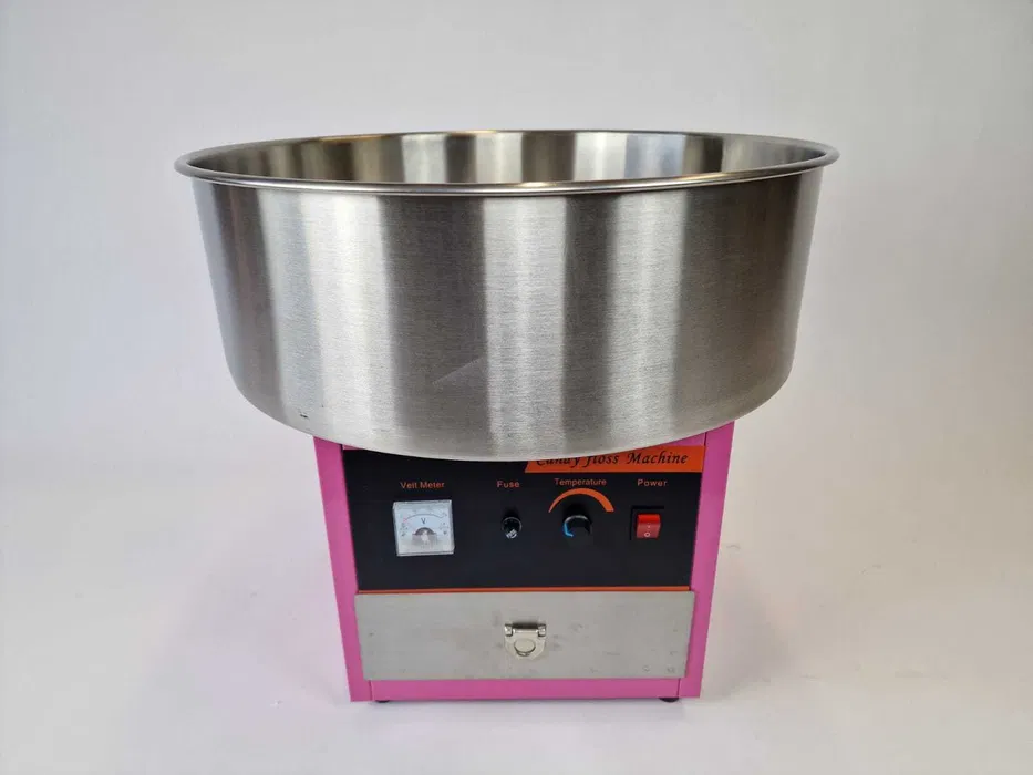 Masina profesionala de vata de zahar cu bol inox 52 cm, electrica sau pe gaz - Imagine 5