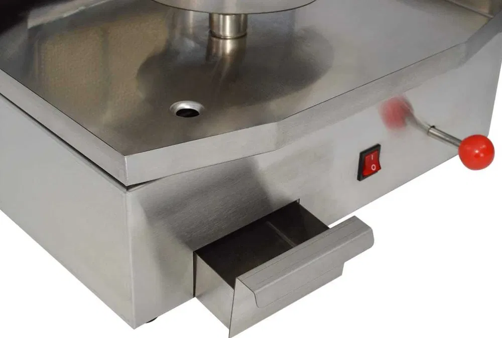 Rotisor profesional pentru kebab si shaorma cu 3 arzatoare, GPL, motor inferior, inox premium - Imagine 2