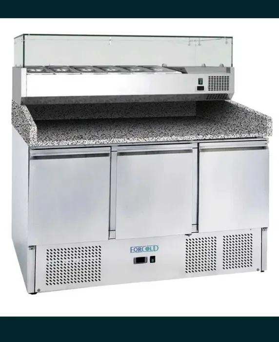 Echipamente horeca profesionale pentru pizzerie si restaurant - cuptor pizza, masa refrigerata, congelator si mobilier inox - Imagine 3