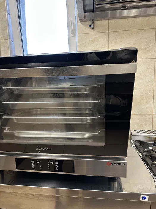 Cuptor convectie profesional electric cu 4 tavi, 9 kW, 380V - Imagine 2