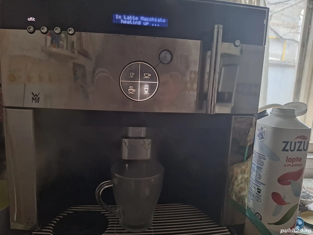 Espressor cafea profesional cu rasnita pentru cafea boabe si macinata - Imagine 2