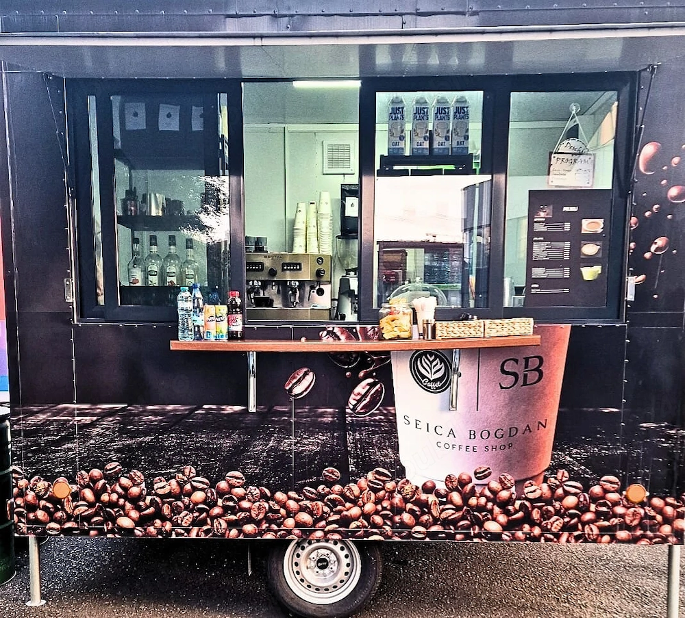 Rulota cafea de specialitate complet echipata – afacere la cheie pentru evenimente si street food - Imagine 3