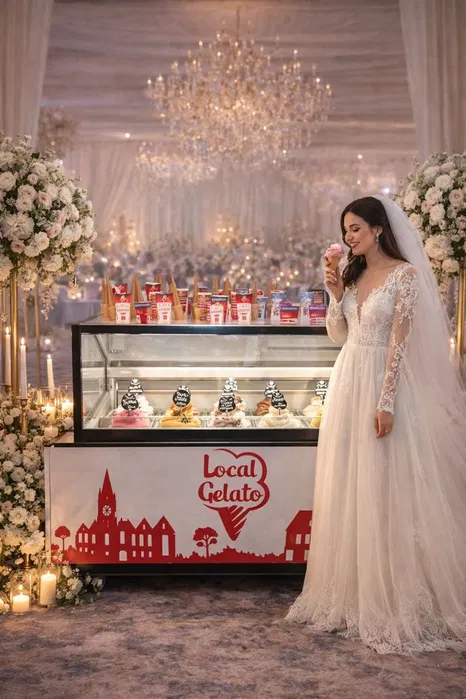 Gelato Bar pentru nunti, botezuri si evenimente - Inghetata artizanala LOCAL GELATO Sibiu