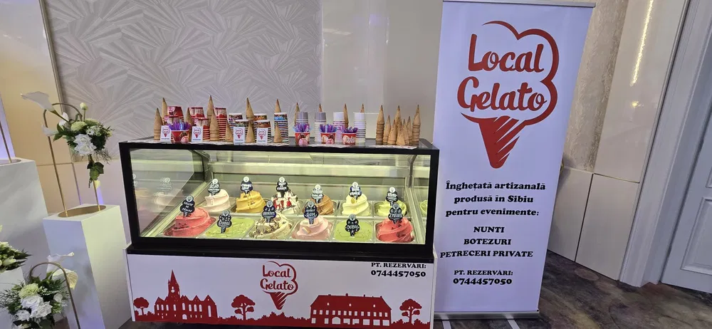 Gelato Bar pentru nunti, botezuri si evenimente - Inghetata artizanala LOCAL GELATO Sibiu - Imagine 2