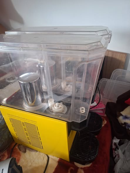Dozator Bauturi Racitor 2 Cuve Sencotel - Aparat Sucuri, Limonada si Bauturi Reci Profesional granita - Imagine 2