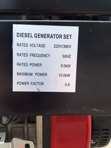 Generator Diesel 10 kW Trifazic 220V/380V - Generator Curent Profesional cu Pornire Electrica - Imagine 2