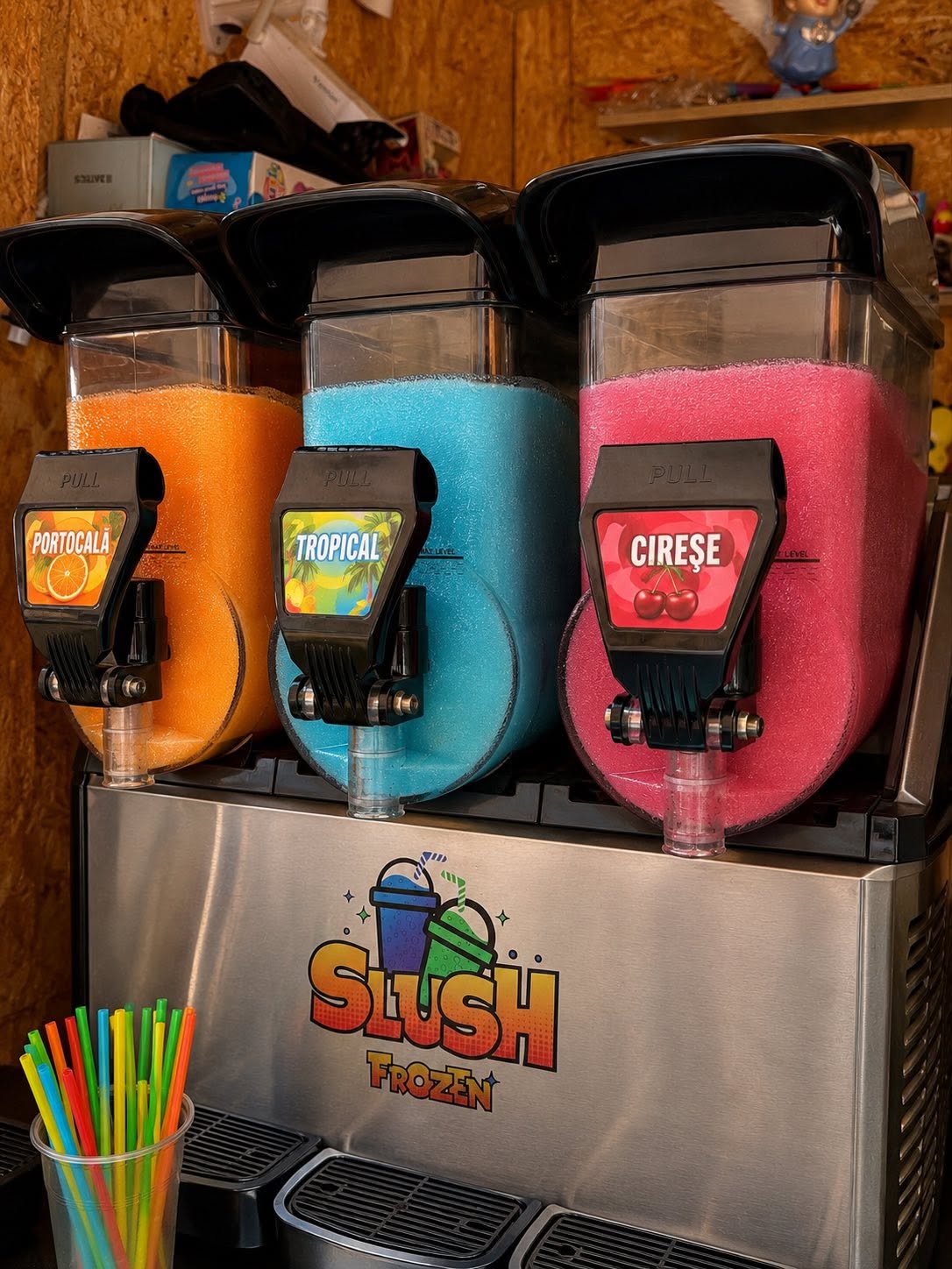 Granitor Profesional 3 x 12L (Slush Machine) – Bauturi Frozen pentru HoReCa, Evenimente si Food Truck