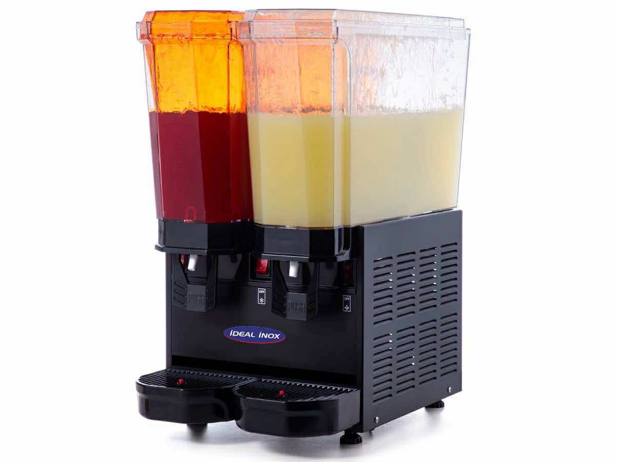 Dozator Profesional de Bauturi Reci 2 x 18 Litri - Racitor Sucuri si Limonada pentru HoReCa granita