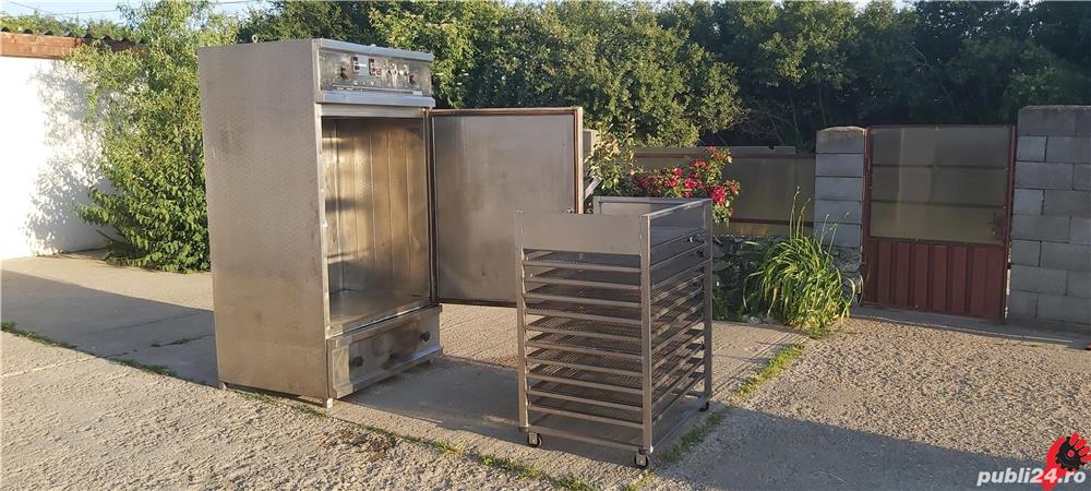Cuptor industrial profesional pentru mezeluri, afumare, uscare si gatire - Imagine 2