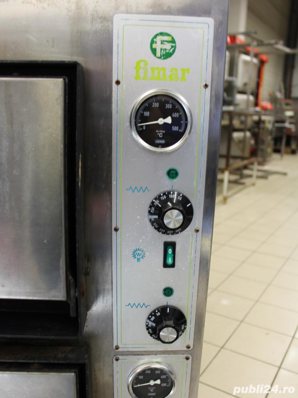 Cuptor profesional pentru pizza si panificatie cu 2 camere independente