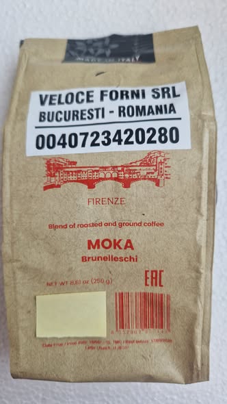 Amestec Cafea Prajita si Macinata 250 g Moka Brunelleschi Italia – Oferta 3 la pret de 2 - Imagine 2