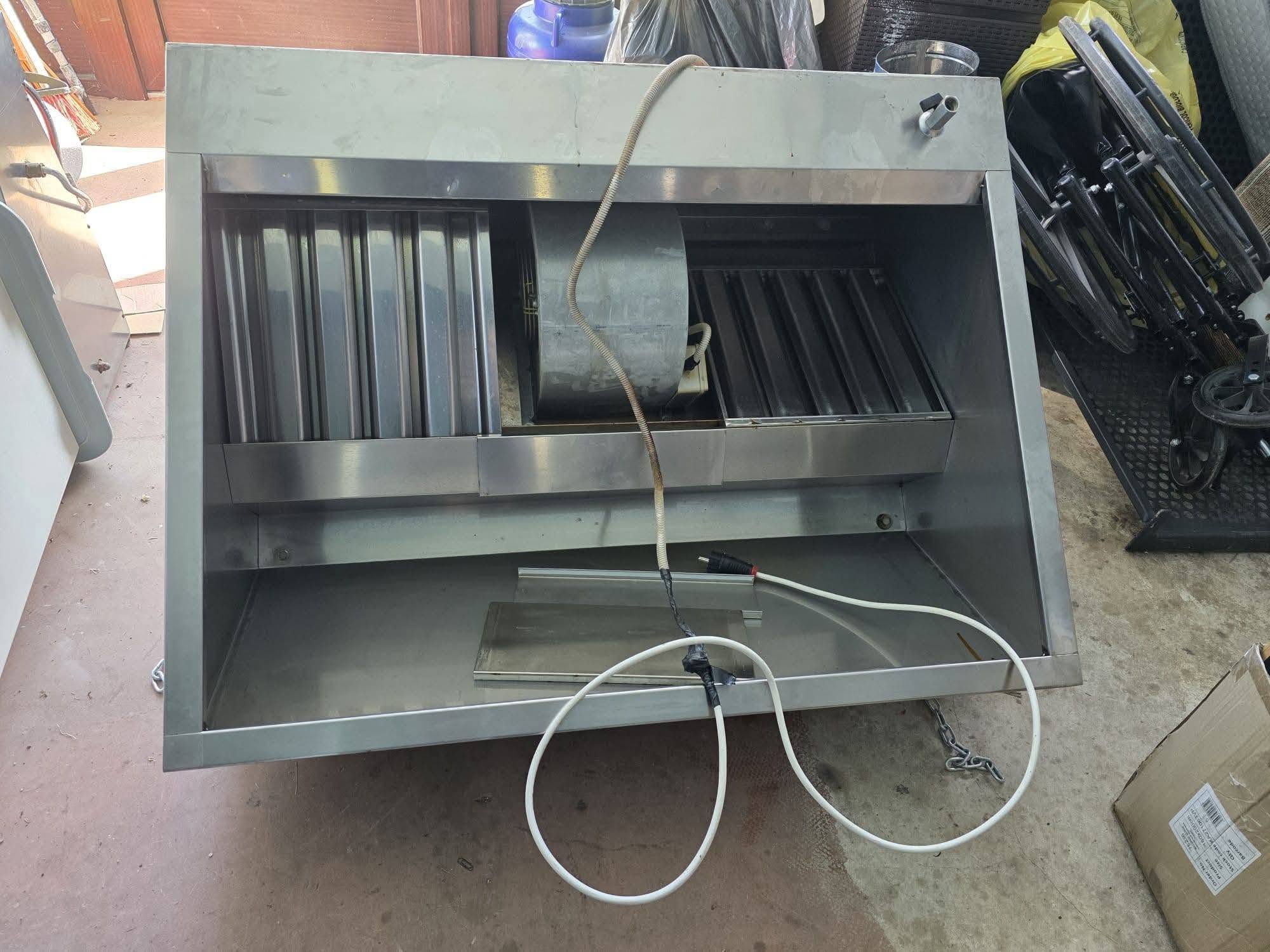 Hota Profesionala din Inox cu Motor Incorporat pentru Restaurant, Fast Food si Bucatarie HoReCa