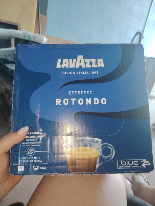 Capsule cafea Lavazza Blue Espresso Rotondo – 100 capsule originale pentru espresso profesional