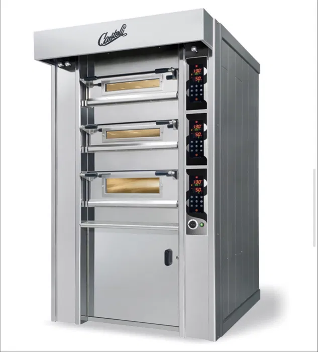 Cuptor profesional electric Castelli Forni C3/6-E – 3 camere, productie intensiva pentru pizzerii