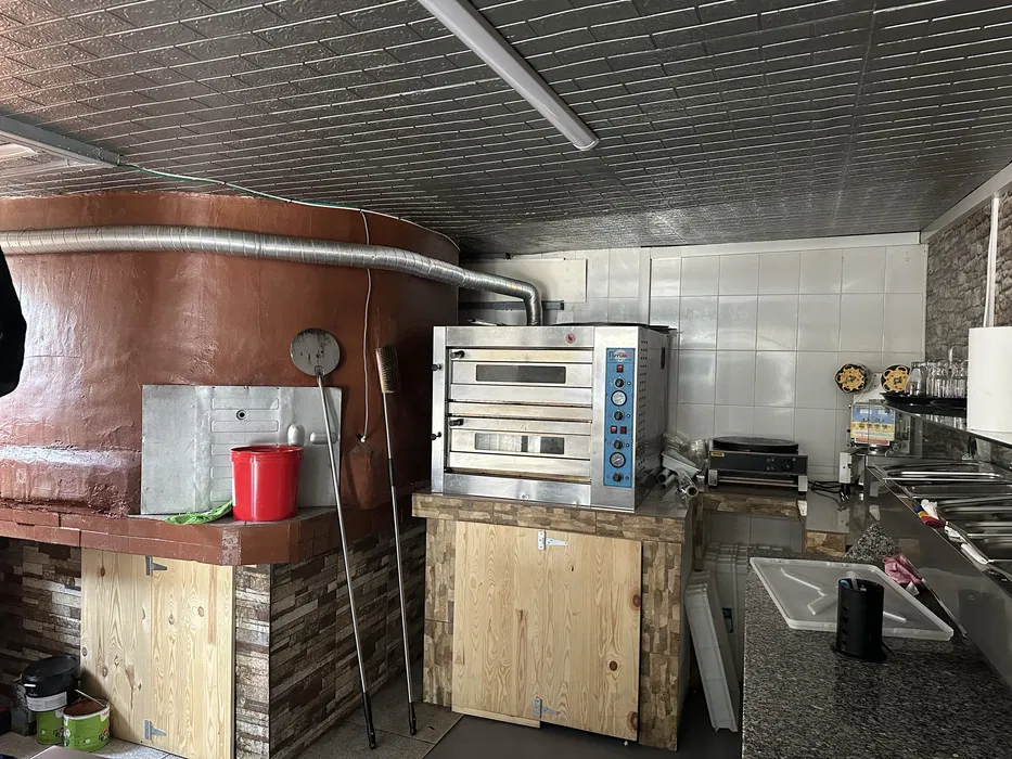 Cuptor profesional pizza electric 2 camere + cuptor pe lemne + linie completa pentru pizzerie | SH