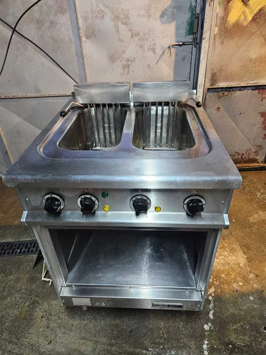 Friteuza profesionala electrica dubla - 2 cuve independente | Inox, SH, Garantie 6 luni - Imagine 2