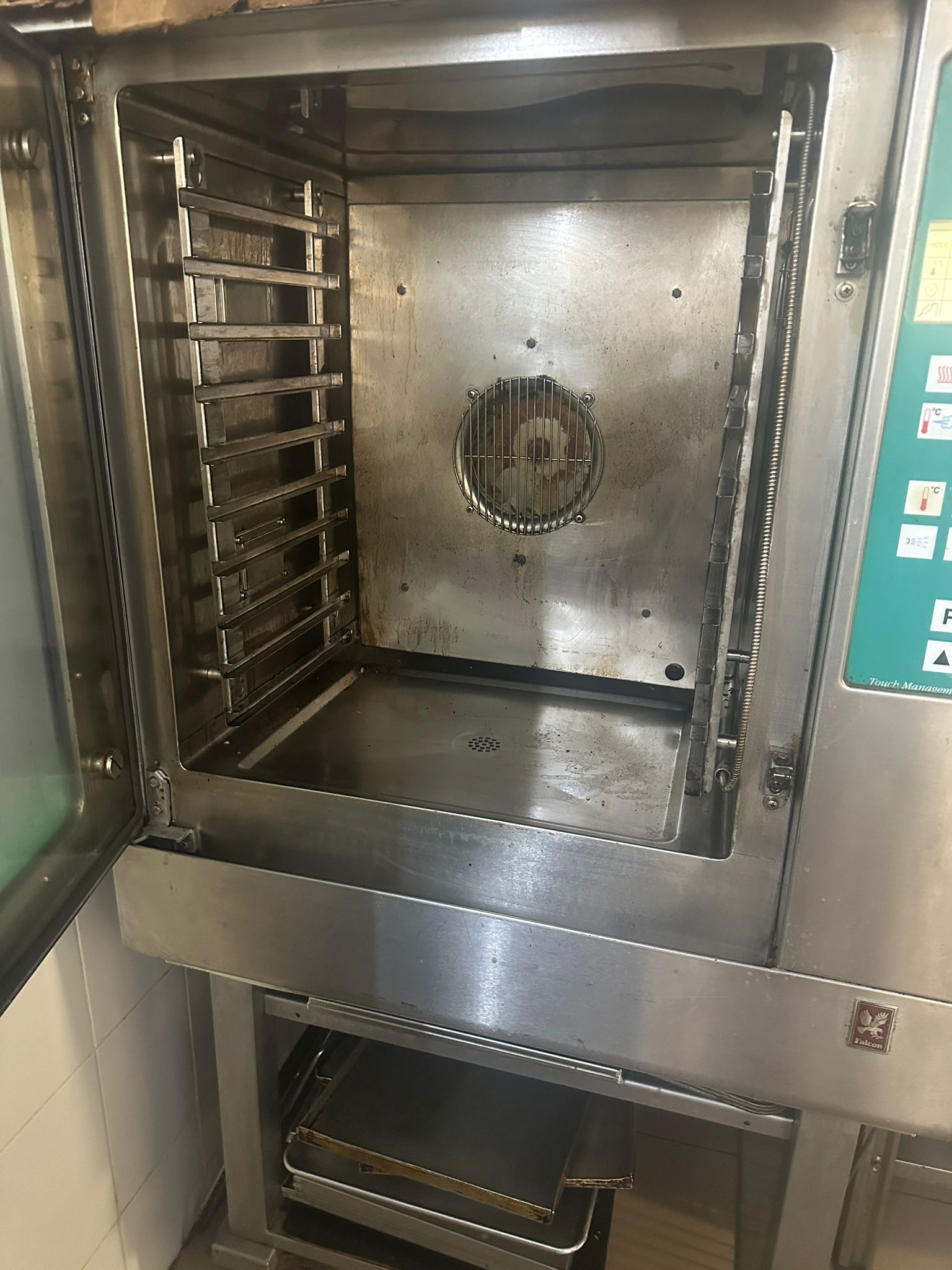 Cuptor profesional Falcon Convectasteam Ten - convectie cu abur, 10 tavi GN, inox, second hand - Imagine 2