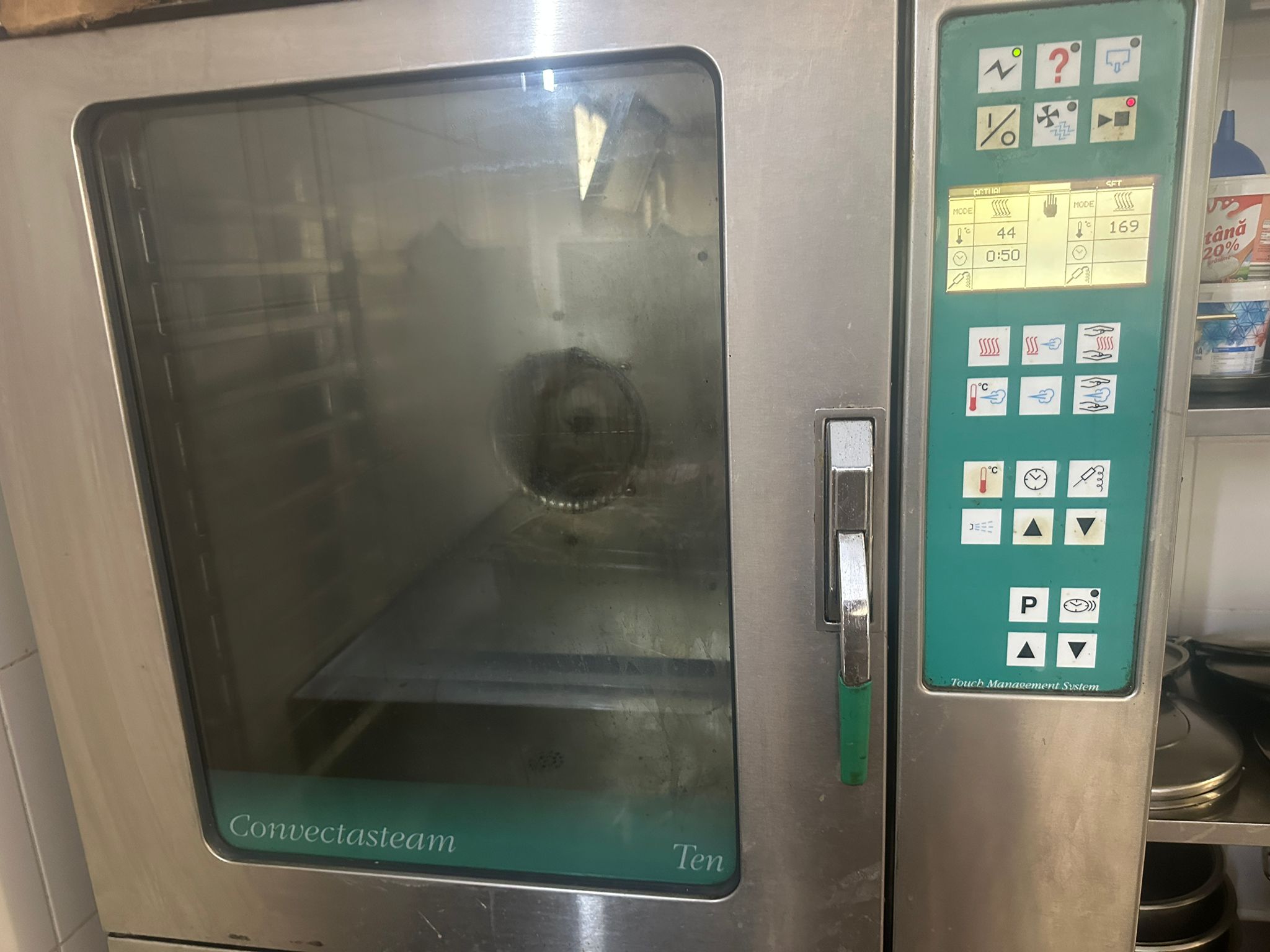 Cuptor profesional Falcon Convectasteam Ten - convectie cu abur, 10 tavi GN, inox, second hand - Imagine 3