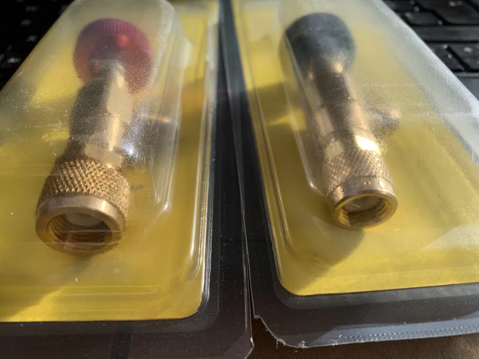 Robinet de service pentru freon 1/4" - 1/4" si 1/4" - 5/16" pentru R32 si R410A - Imagine 2