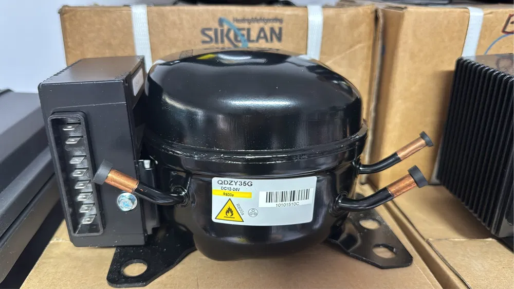 Motor compresor frigider 12V / 24V pentru frigider auto, camion, TIR si rulota