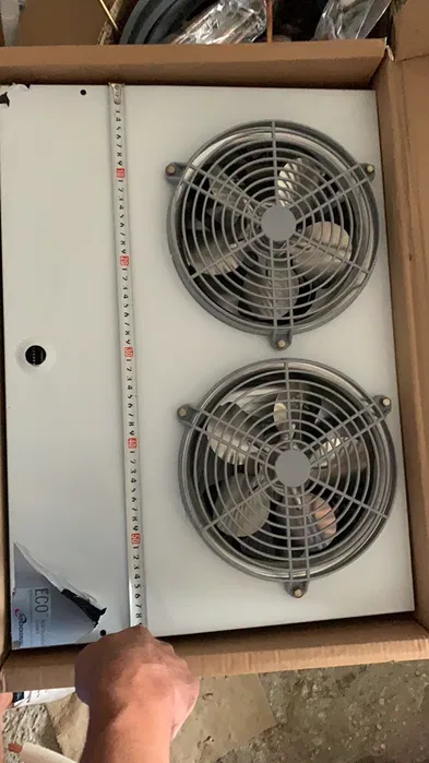 Vaporizator frigorific EVS131 cu 2 ventilatoare - Suflanta pentru vitrine si camere frigorifice