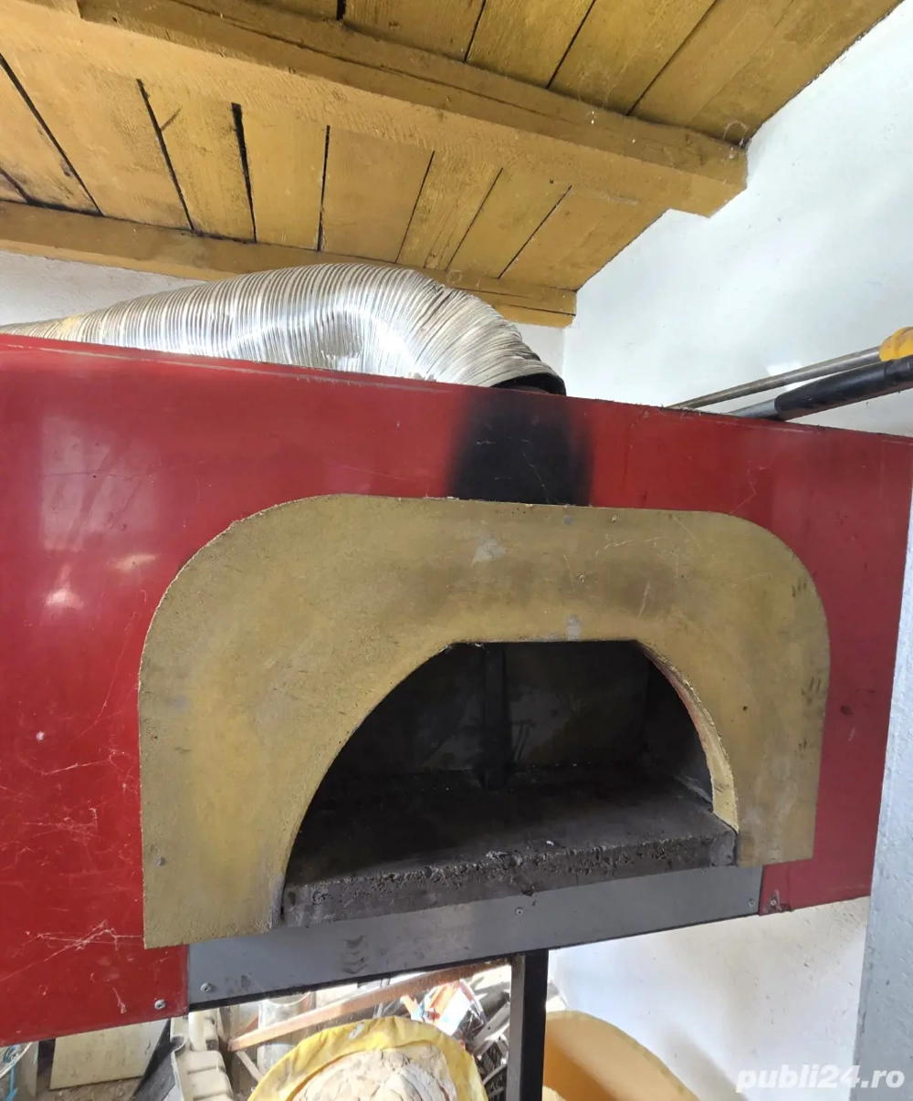 Cuptor profesional de pizza pe lemne - 5 pizza simultan, fabricat in Italia - Imagine 2