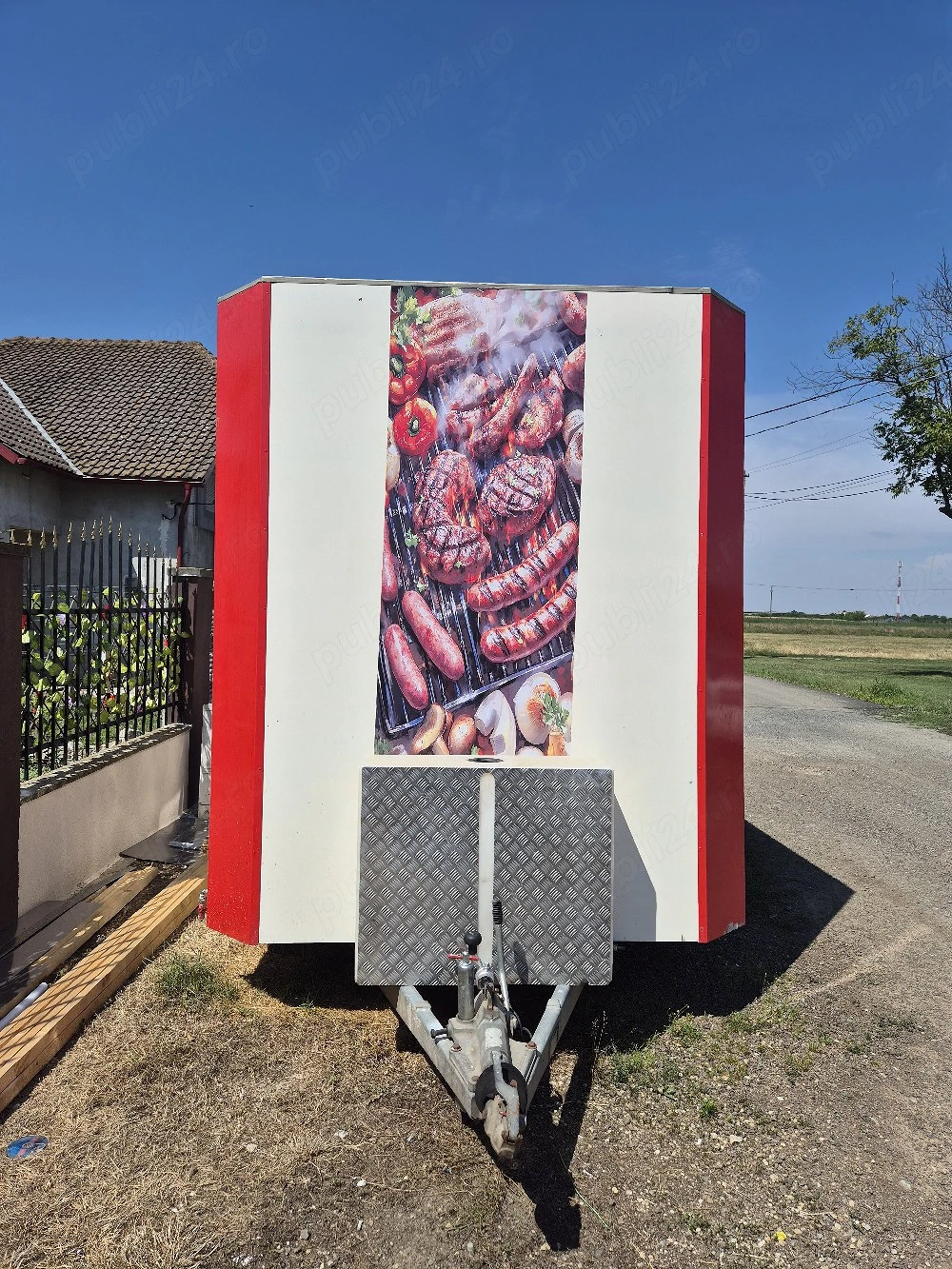 Rulota Fast Food complet echipata - Afacere mobila la cheie pentru burgeri, cartofi prajiti, hot dog si street food - Imagine 2