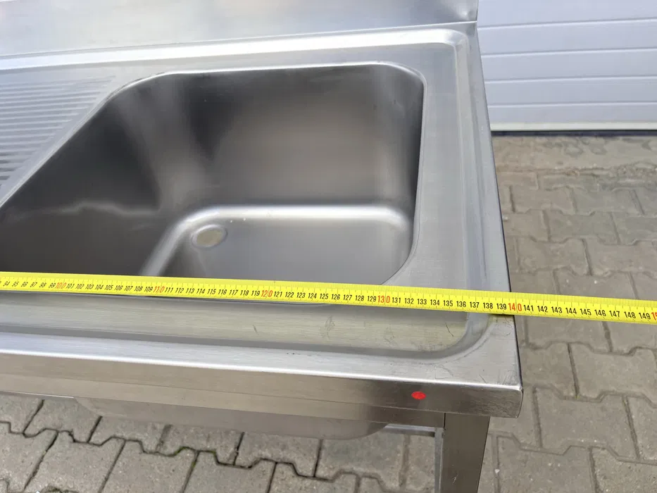 Chiuveta inox profesionala cu suport pentru restaurant, fast-food, laborator si HoReCa - Imagine 2