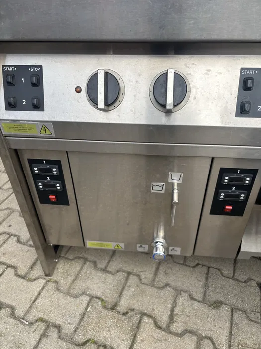 Statie profesionala pentru paste si wok cu vitrina de protectie pentru restaurant, food court si HoReCa fierbator paste - Imagine 2