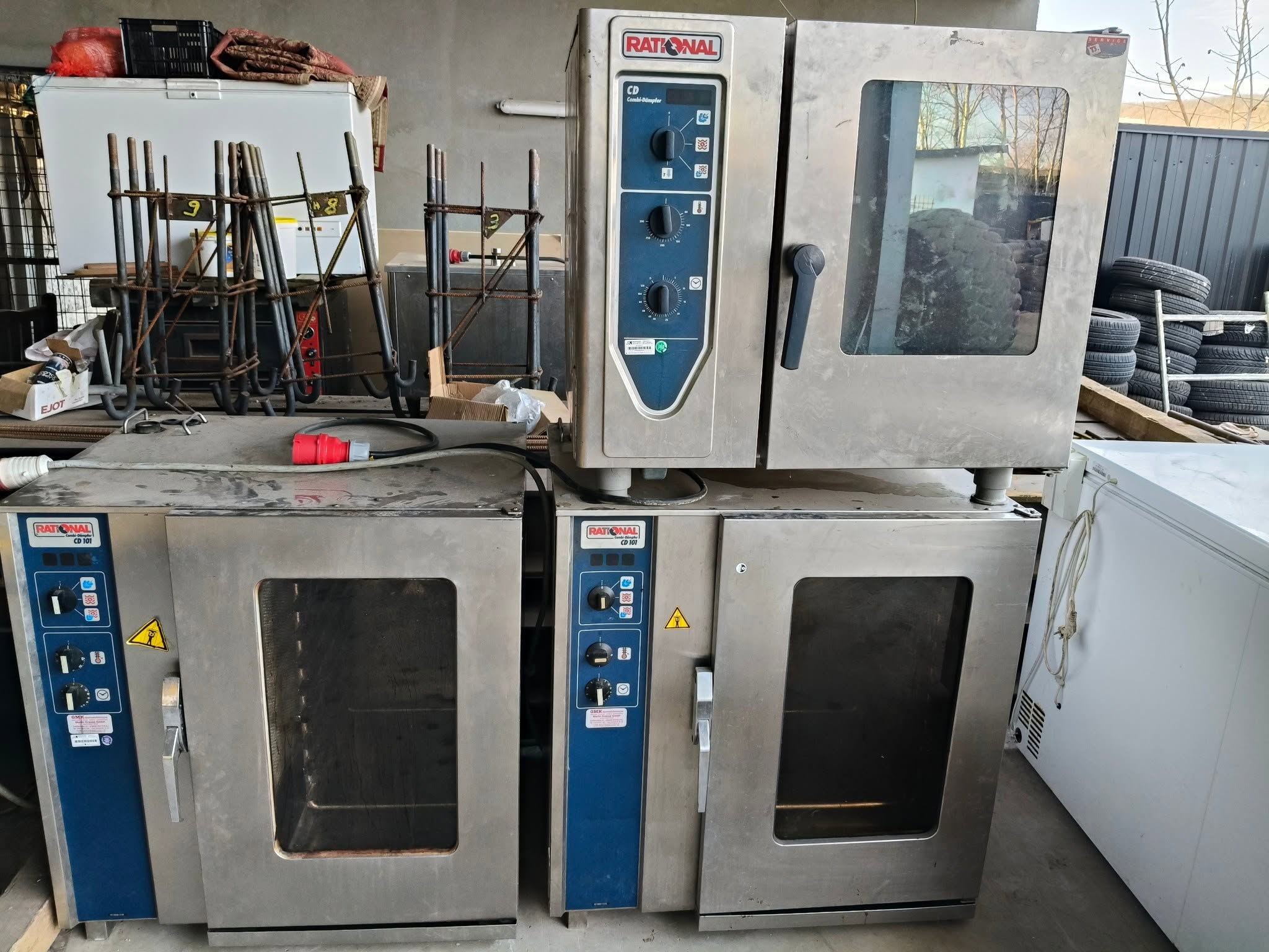 Cuptor profesional Rational Combi-Damper 6 tavi GN 1/1